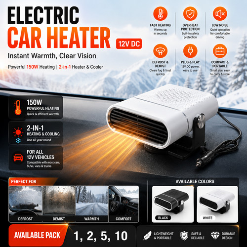 12v 150w car heater - 150w,