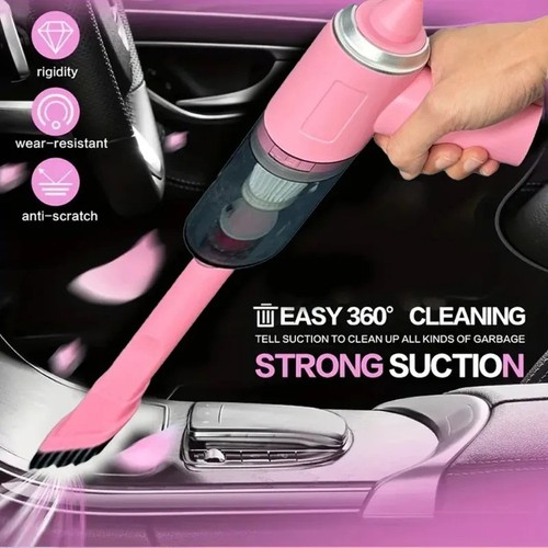 Pink handheld vacuum - pink, in